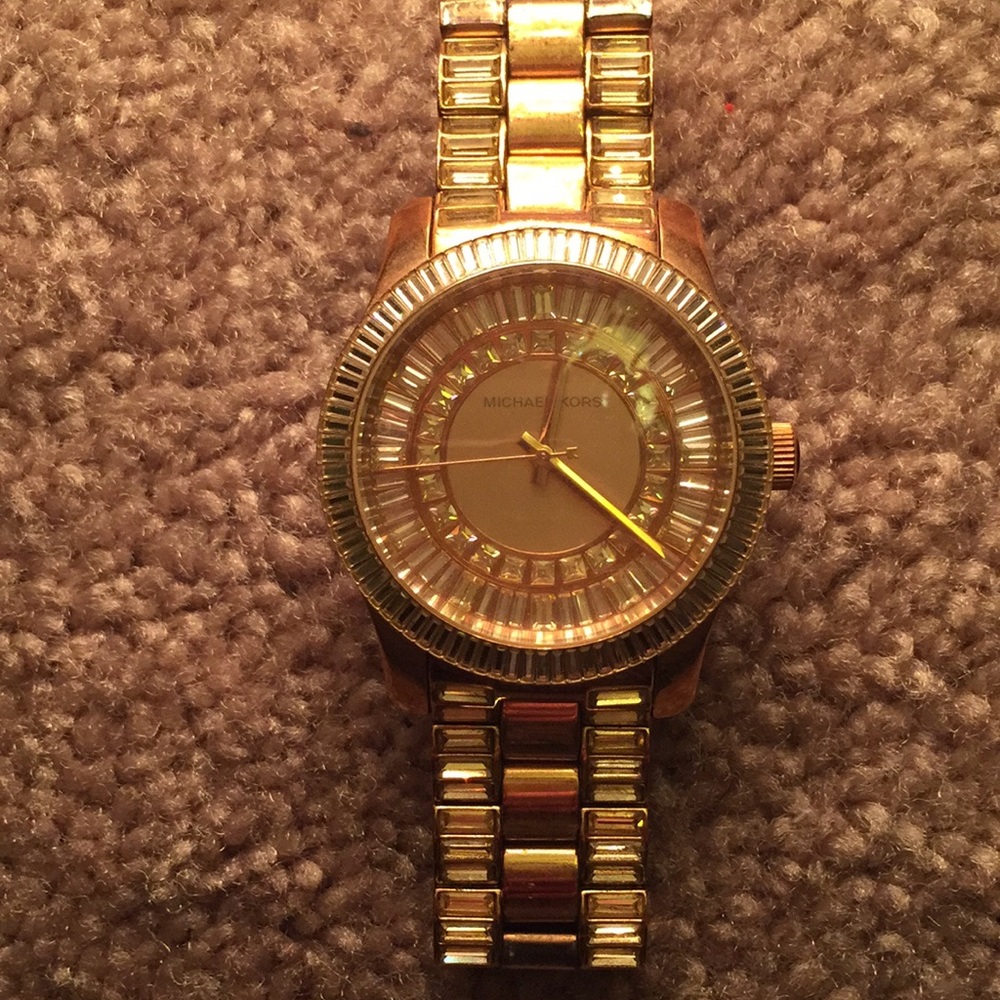 Gold Mk watch